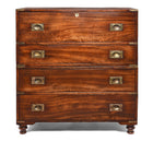 Chinese Export Secretaire Campaign Chest - Ca 1865