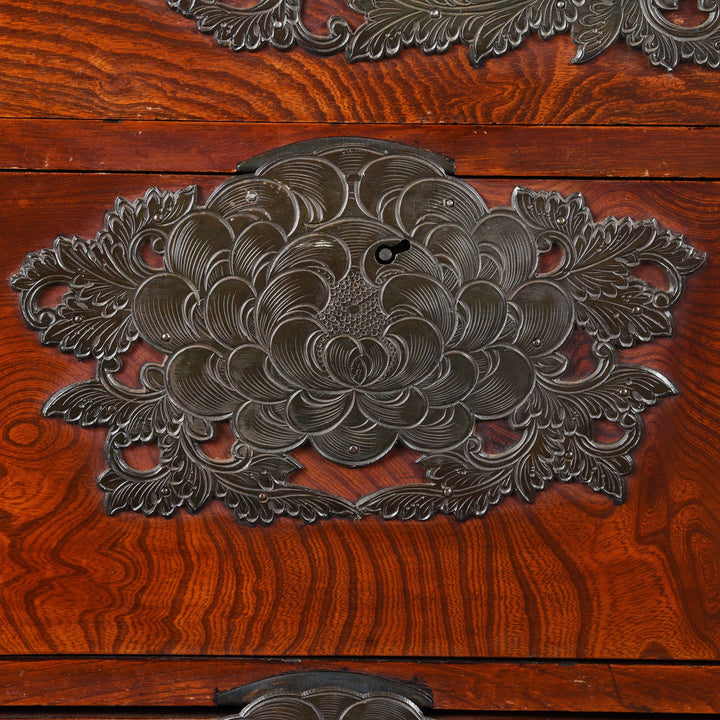 Antique 'His & Hers' Japanese Isho Dansu from Sendai Province - late 19thC | Indigo Antiques