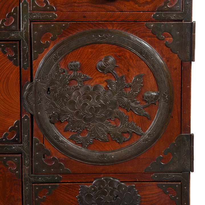 Antique 'His & Hers' Japanese Isho Dansu from Sendai Province - late 19thC | Indigo Antiques