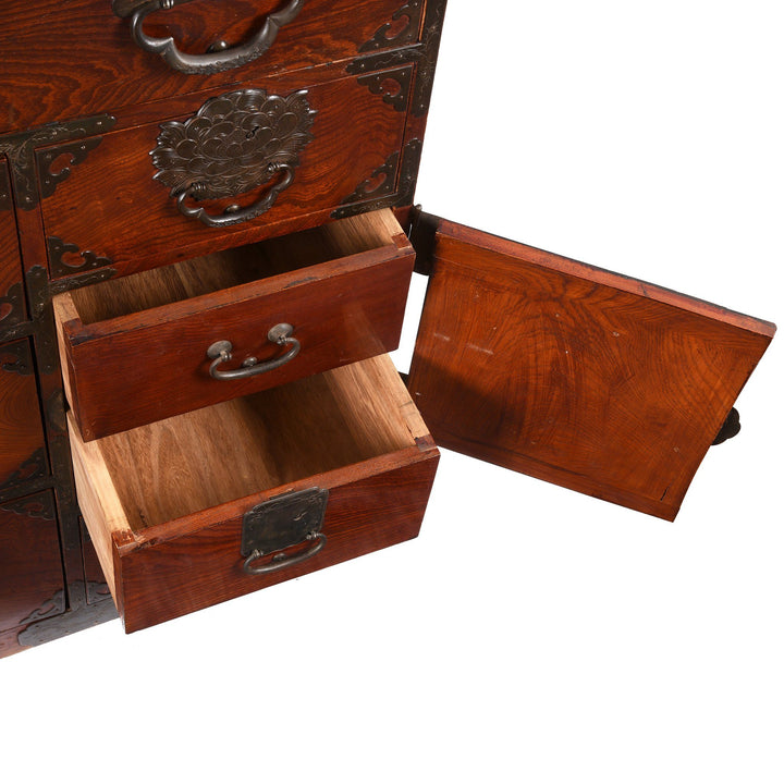 Antique 'His & Hers' Japanese Isho Dansu from Sendai Province - late 19thC | Indigo Antiques