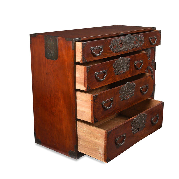 Antique 'His & Hers' Japanese Isho Dansu from Sendai Province - late 19thC | Indigo Antiques