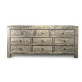 Painted 9 Drawer Sideboard From Mongolia Made From Reclaimed Wood
