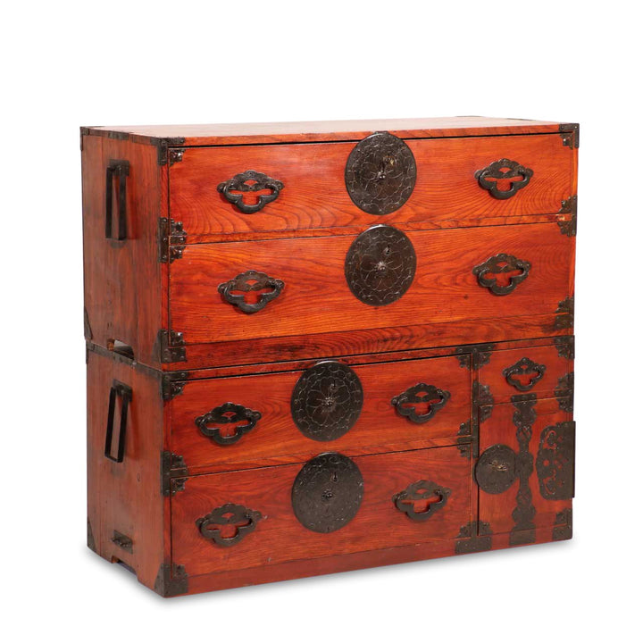 Vintage Japanese Isho Dansu - Zelkova Wood - Early 20thC | Indigo Oriental Antiques