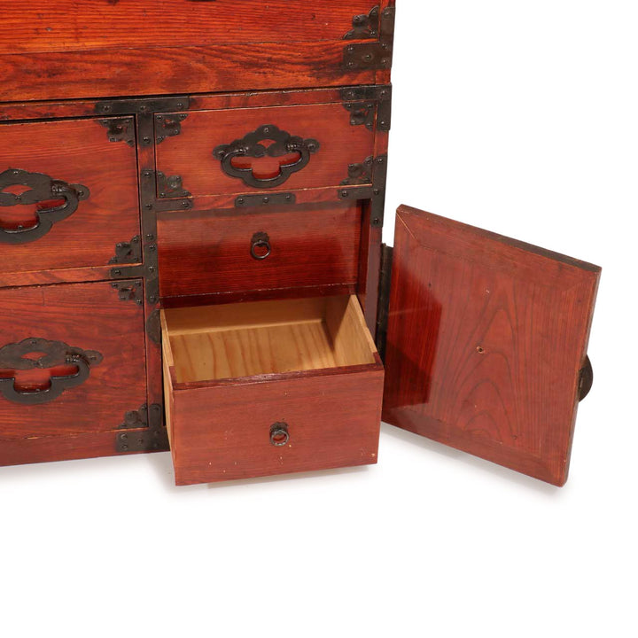 Vintage Japanese Isho Dansu - Zelkova Wood - Early 20thC | Indigo Oriental Antiques