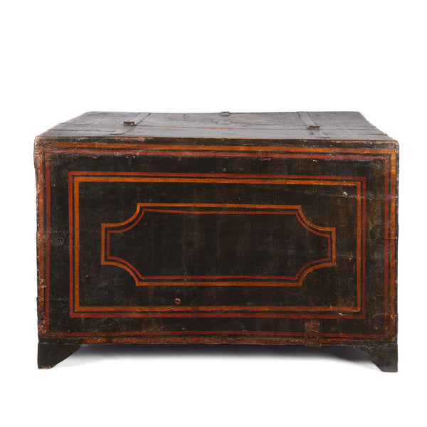 Antique Painted Indian Chest from Bikaner - 19thC