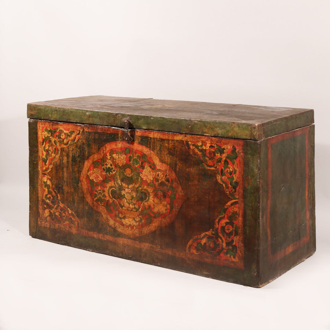 Antique Tibetan Dragon Chest | Indigo Oriental Antiques