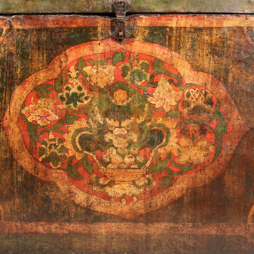 Antique Tibetan Dragon Chest | Indigo Oriental Antiques