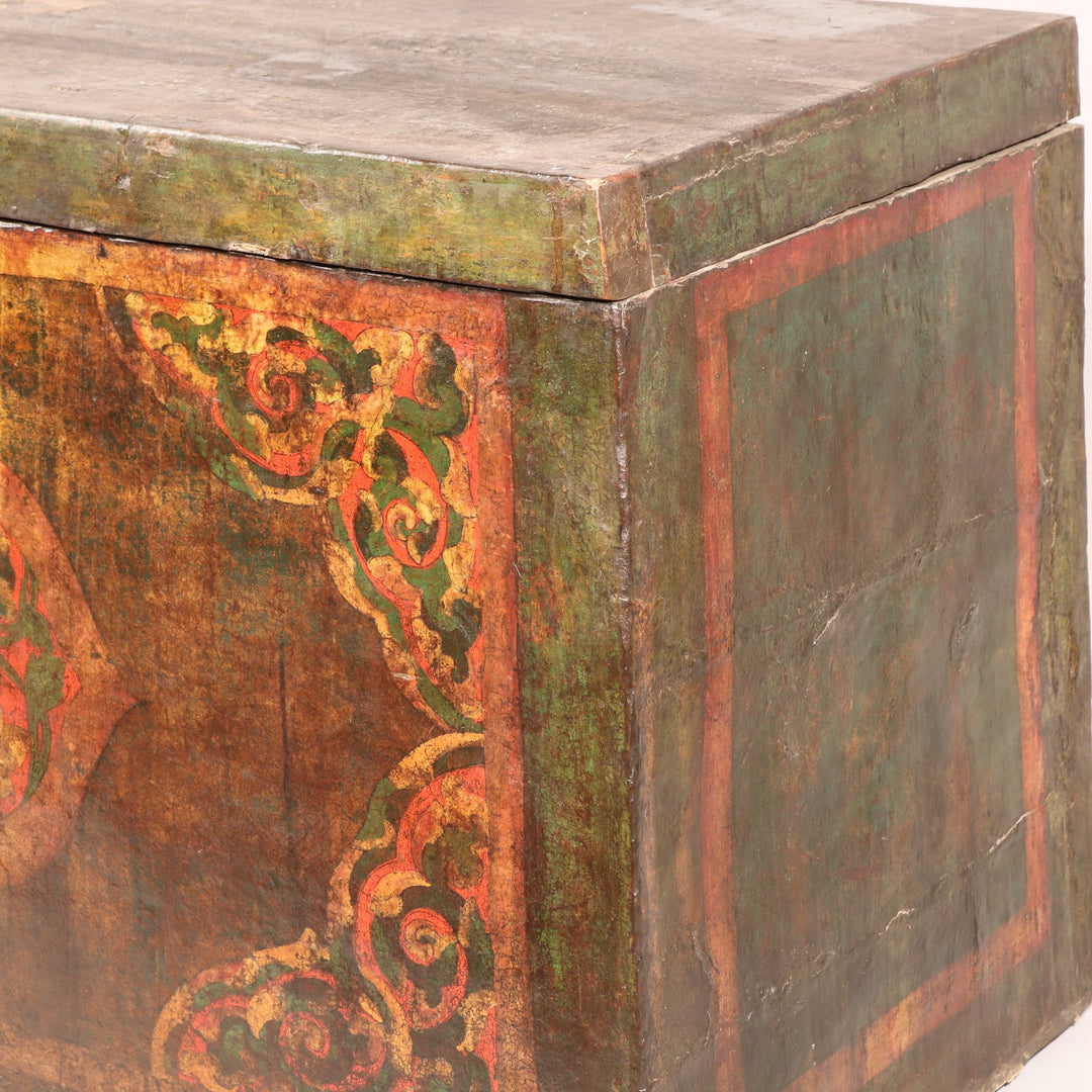 Antique Tibetan Dragon Chest | Indigo Oriental Antiques