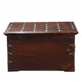 Brass Bound  Rosewood Jewellery Box From Kutch - 19Th C