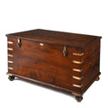 Brass Bound Rosewood Military Chest - 19thC