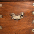 Brass Bound Teak Indian Anglo-Indian Chest, Rajasthan -19Thc