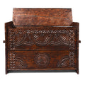 Carved Himalayan Cedar Coffer from the Kulu Valley - 19thC