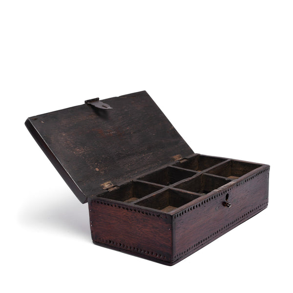 Carved Teak Box - From Rajasthan - Ca 90 Yrs Old