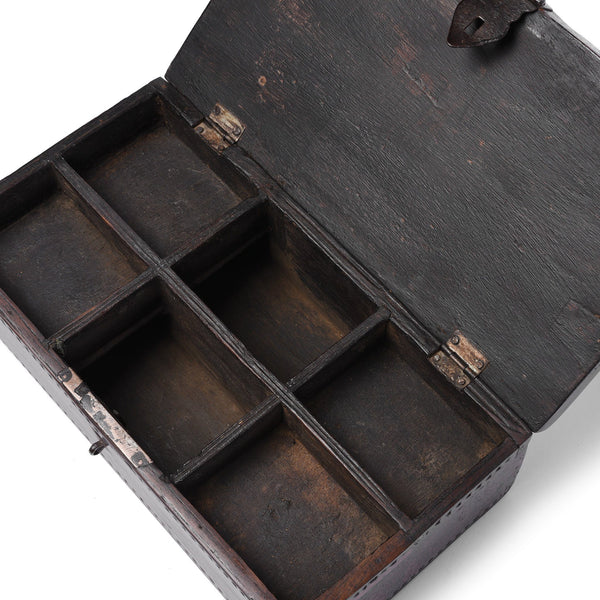 Carved Teak Box - From Rajasthan - Ca 90 Yrs Old