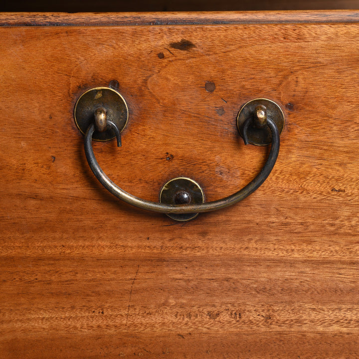 Brass detail from a Chinese Camphor Trunk from Tianjin - 19thC | Indigo Antiques
