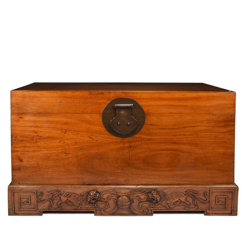 Exceptionally Large Camphor Trunk - 19thC