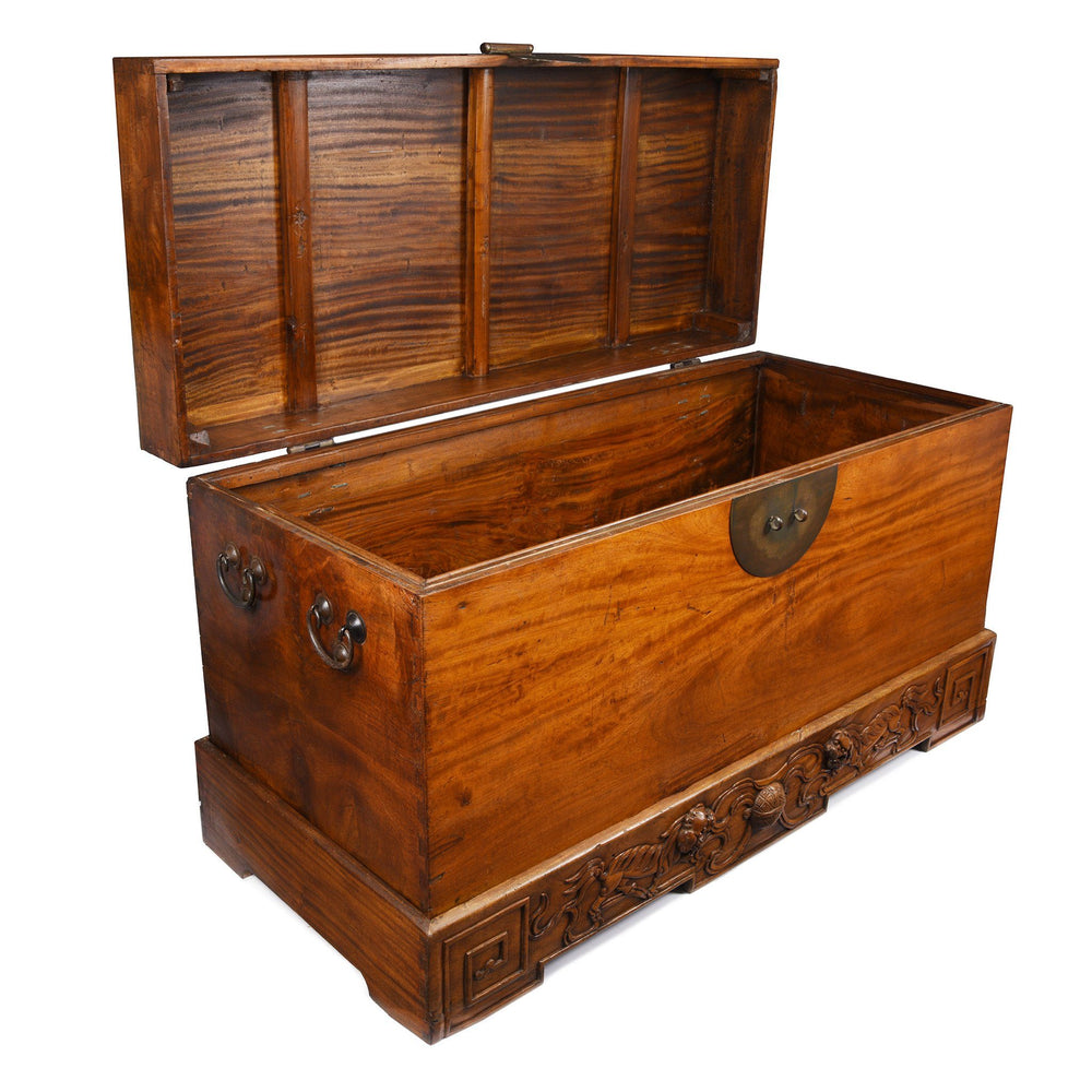 Exceptionally Large Camphor Trunk - 19thC | Indigo Oriental Antiques