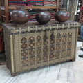 Indian Brass Pithara Dowry Chest - 19thC