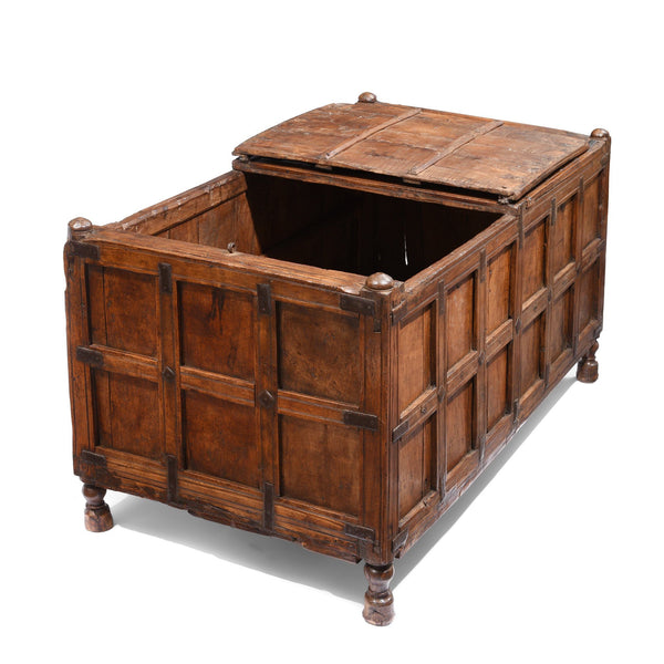 Indian Stick Box Storage Chest From Jaisalmer - 19thC