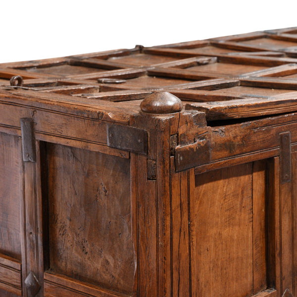 Indian Stick Box Storage Chest From Jaisalmer - 19thC