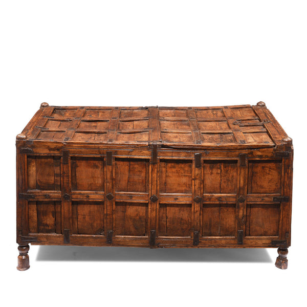 Indian Stick Box Storage Chest From Jaisalmer - 19thC