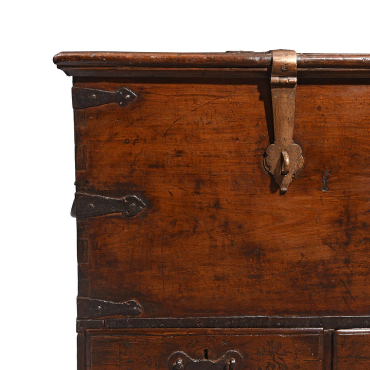 Iron Bound Teak Chest from Saurashtra - 19thC