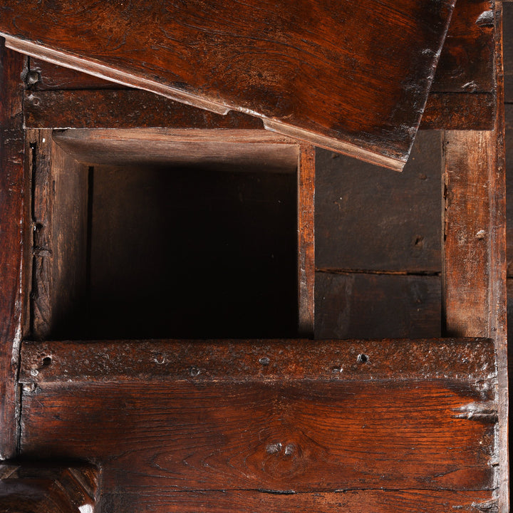 Secret Compartment from an Iron Bound Teak Indian Dowry Chest - 19thC from Gujarat | Indigo Antiques