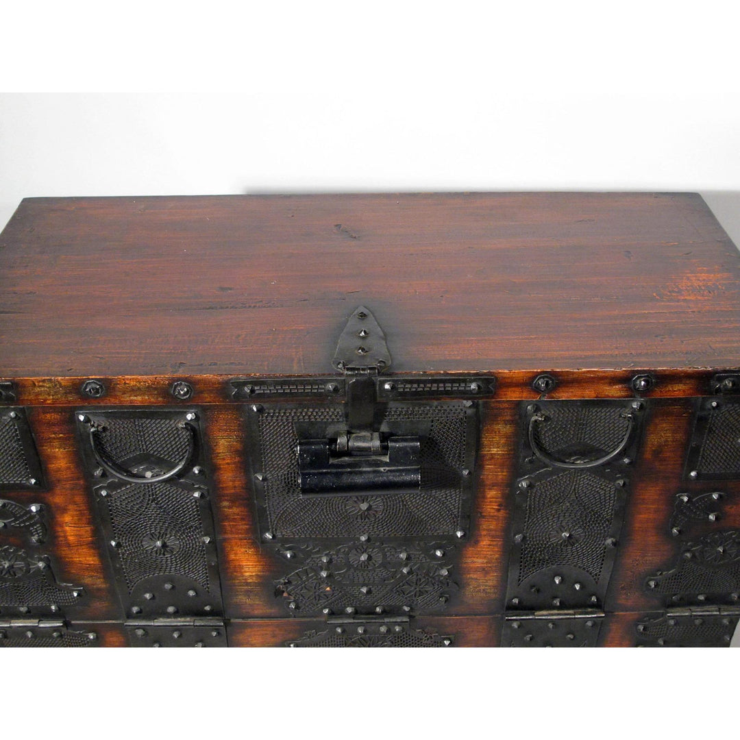 Korean Drop Front Blanket Chest - Early 20thC | Indigo Oriental Antiques