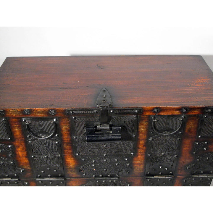 Korean Drop Front Blanket Chest - Early 20thC | Indigo Oriental Antiques