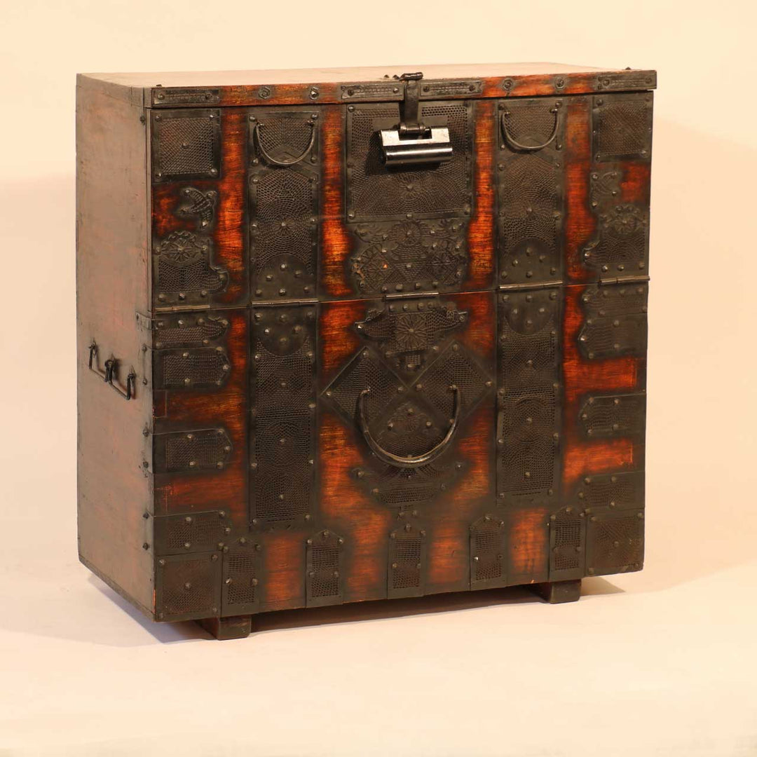 Korean Drop Front Blanket Chest - Early 20thC | Indigo Oriental Antiques