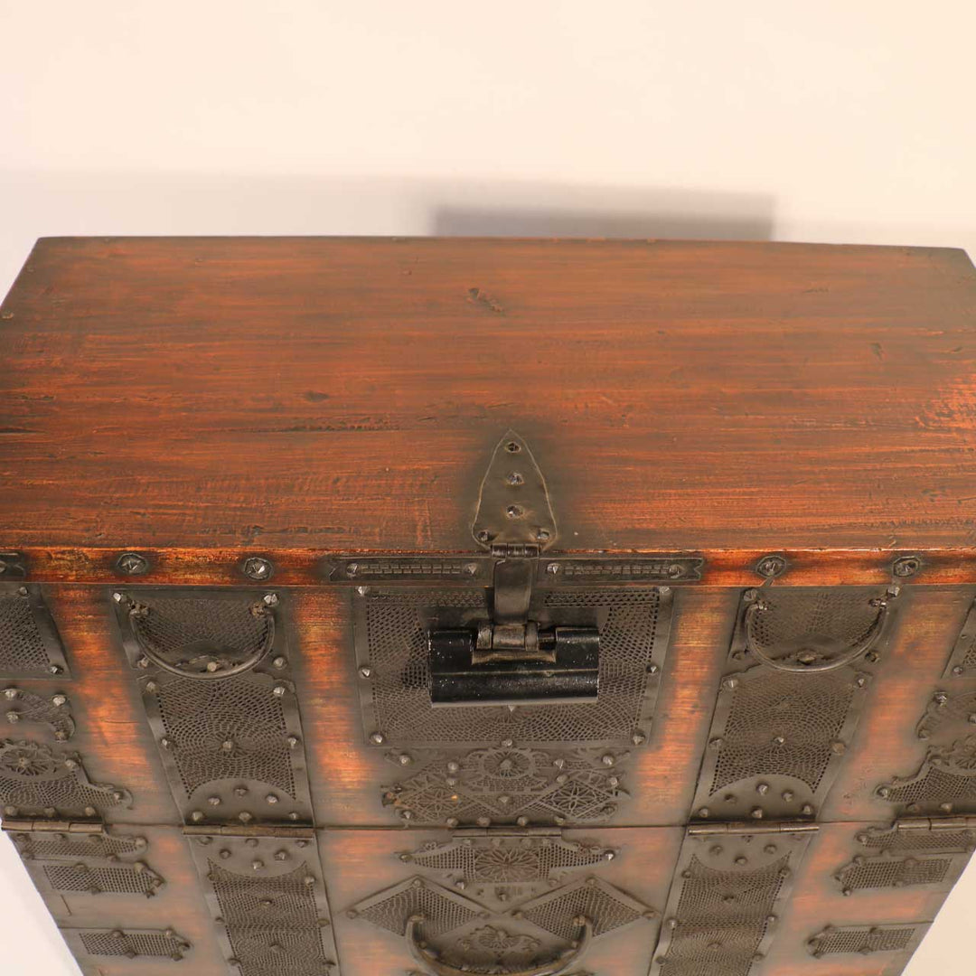 Korean Drop Front Blanket Chest - Early 20thC | Indigo Oriental Antiques