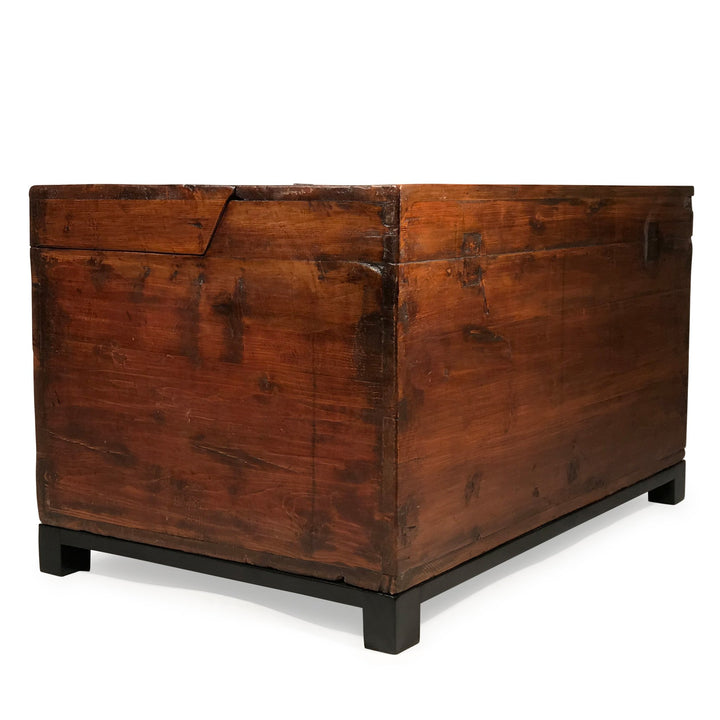 Painted Chest From Mongolia - Pine - 19thC - 88 x 57 x 51 (wxdxh cms) - C1427