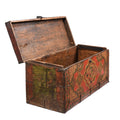 Old Painted Tibetan Dragon Chest - 19thC