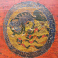 Original Painted Tibetan Storage Chest - 19thC