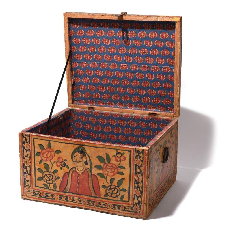 Painted Box From Shekavati - 19thC | Indigo Oriental Antiques