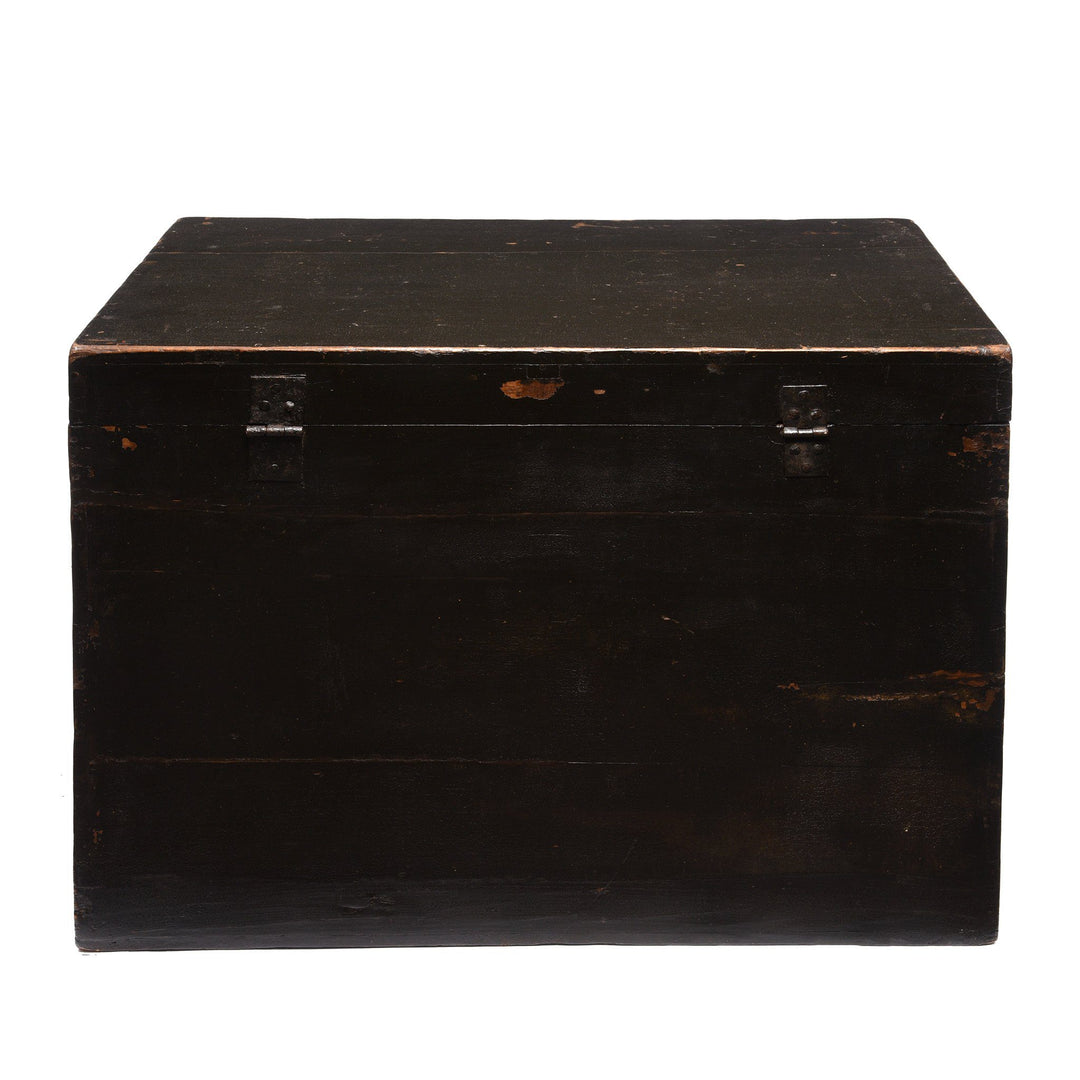 Back Of Painted Chinese Opera Chest from Shanxi - 19thC | Indigo Antiques