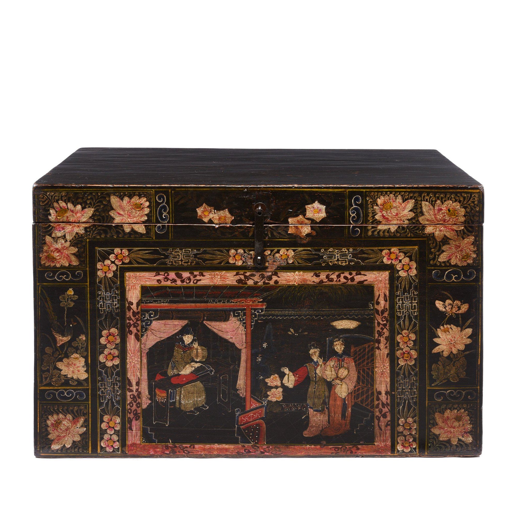 Painted Opera Chest From Shanxi - 19thC | Indigo Antiques
