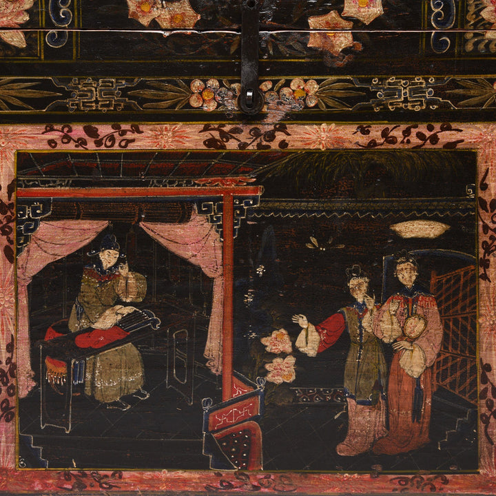 Painted Opera Chest From Shanxi - 19thC | Indigo Antiques
