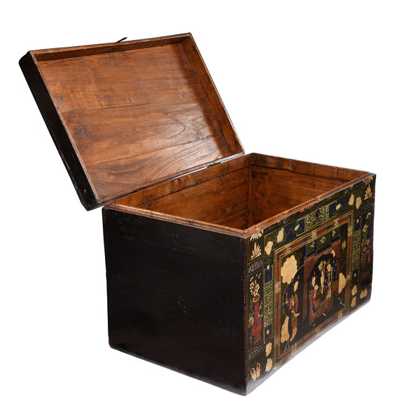 Painted Opera Chest from Shanxi - 19thC