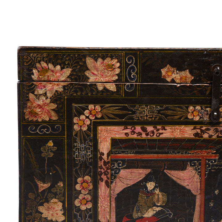 Painted Opera Chest From Shanxi - 19thC | Indigo Antiques