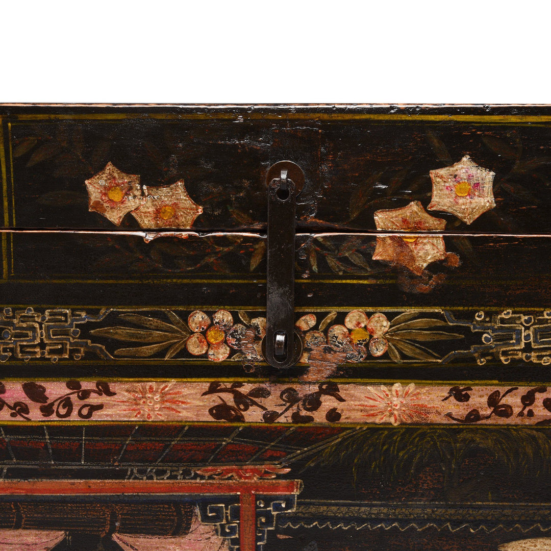 Painted Opera Chest From Shanxi - 19thC | Indigo Antiques