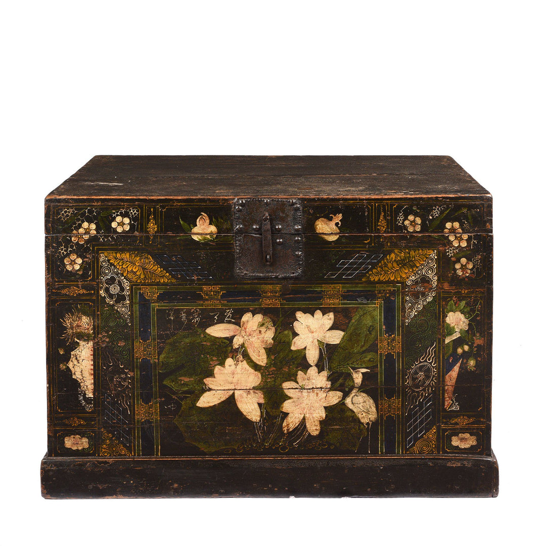 Painted Opera Chest from Shanxi - 19thC | Indigo Antiques