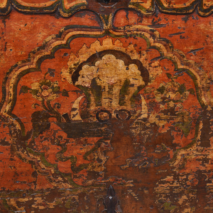 Lhoka Trunk From Southern Tibet - 18th Century