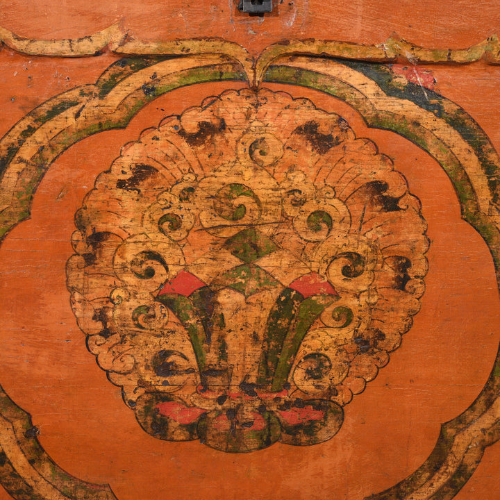 Lhoka Trunk From Southern Tibet - 18th Century