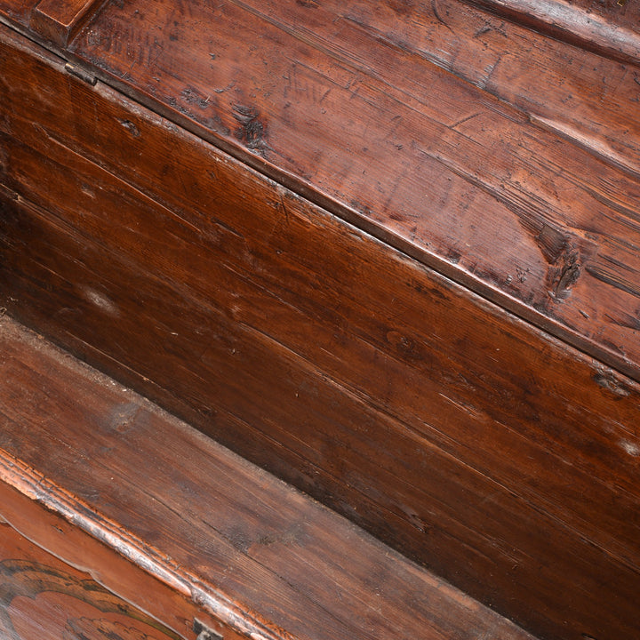 Lhoka Trunk From Southern Tibet - 18th Century