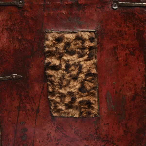 Tibetan Yak Leather Trunk from Tibet - 19thC Tibetan Yak Leather Trunk from Tibet - 19thC