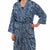 Jaipur Blue Dressing Gown 100% Cotton A00054