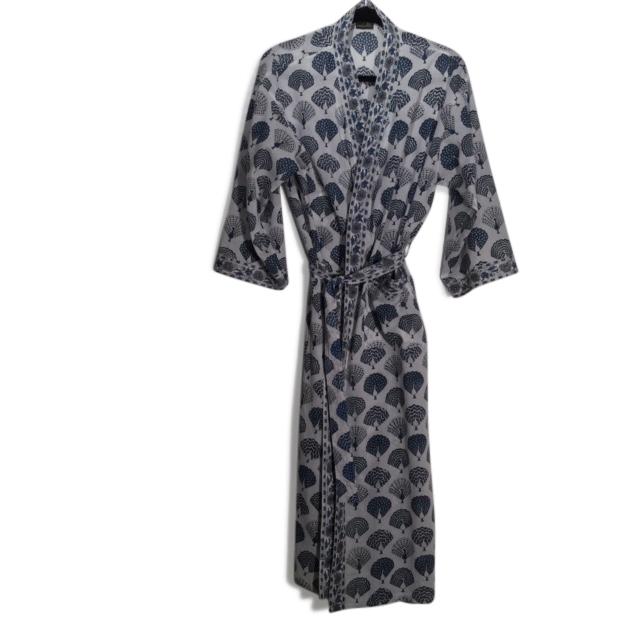 Blue Peacock Dressing Gown - A00053V2