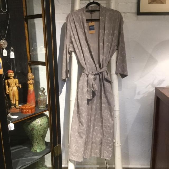 Cotton Bath Robe- Unisex 100 % Cotton | Indigo Oriental Antiques