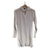 Long Shirt 100% Cotton - With Collar - WHITE | Indigo Oriental Antiques